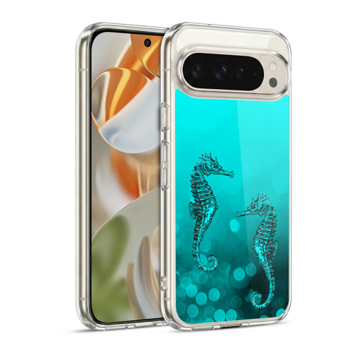 LebensArt Mix Art Seahorse Soft Gel Case for Google Pixel 9 / Pixel 9 Pro