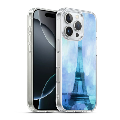 LebensArt Pastels Blue Soft Gel Case for Apple iPhone 16 Pro & MagSafe