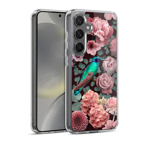 LebensArt Mix Art Hummingbird Romance Soft Gel Case for Samsung Galaxy S24 5G & MagSafe