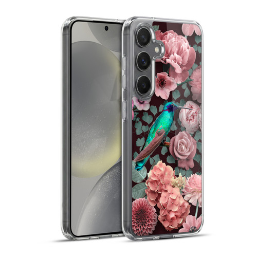 LebensArt Mix Art Hummingbird Romance Soft Gel Case for Samsung Galaxy S24+ 5G & MagSafe