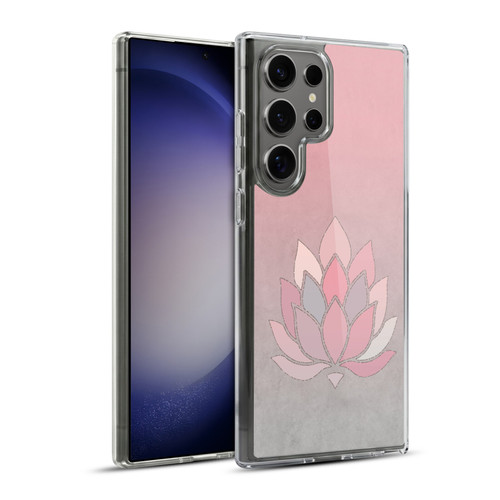 LebensArt Pastels Lotus Soft Gel Case for Samsung Galaxy S23 Ultra 5G & MagSafe
