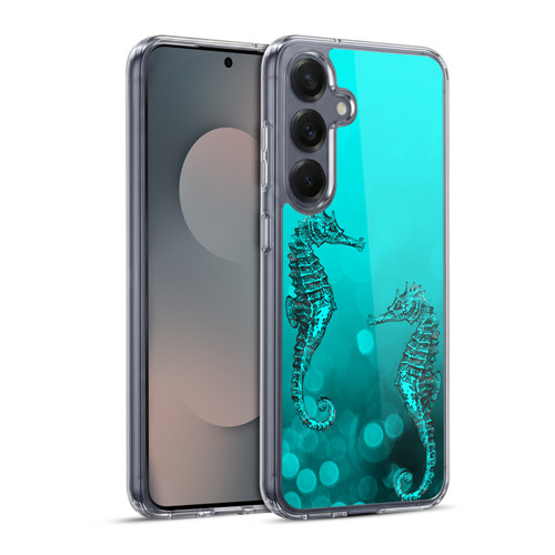 LebensArt Mix Art Seahorse Soft Gel Case for Samsung Galaxy S25+ & MagSafe