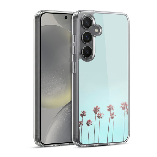 LebensArt Pastels Paradise Palm Soft Gel Case for Samsung Galaxy S24 5G & MagSafe