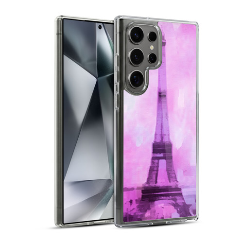 LebensArt Pastels Abstract Soft Gel Case for Samsung Galaxy S24 Ultra 5G & MagSafe