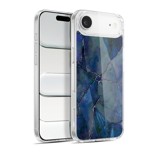 LebensArt Mineral Marble Indigo Soft Gel Case for Apple iPhone 17 Air