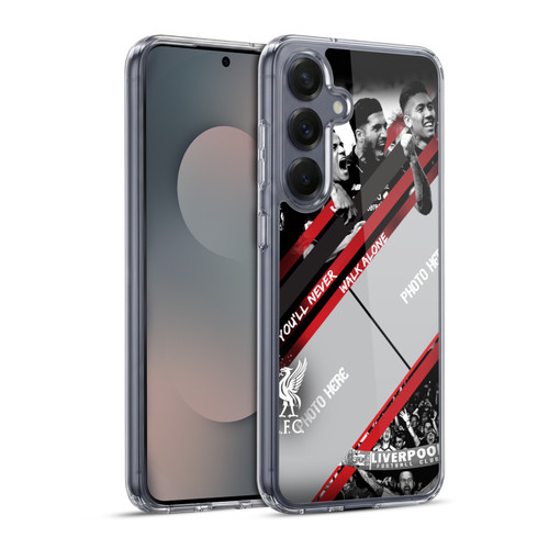 Custom Customised Personalised Liverpool Football Club Liverpool Fc Red Goal Soft Gel Case for Samsung Galaxy S25+ & MagSafe