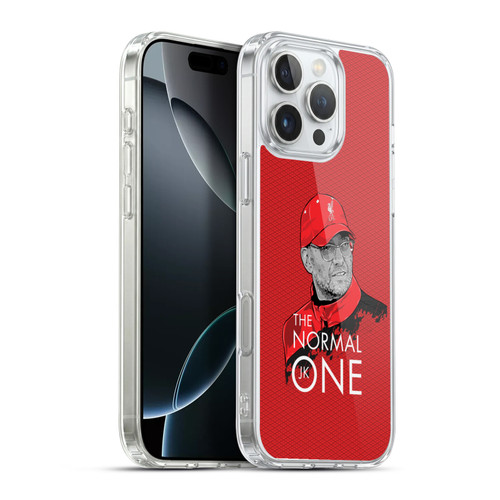 Liverpool Football Club Jurgen Klopp Illustrations Training Red Soft Gel Case for Apple iPhone 16 Pro Max & MagSafe