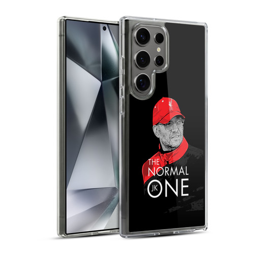 Liverpool Football Club Jurgen Klopp Illustrations Training Black Soft Gel Case for Samsung Galaxy S24 Ultra 5G & MagSafe