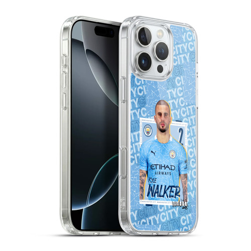 Manchester City Man City FC 2020/21 First Team Kyle Walker Soft Gel Case for Apple iPhone 16 Pro Max & MagSafe