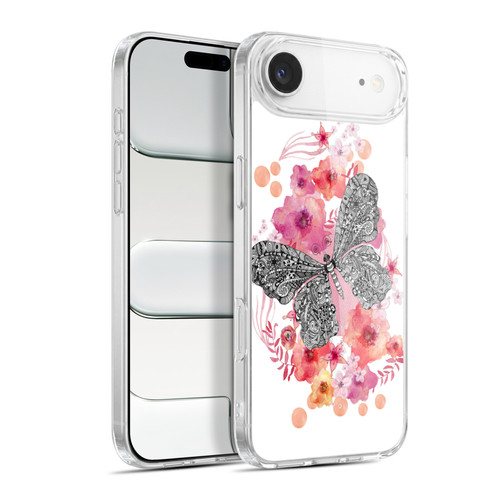 Monika Strigel Animals And Flowers Butterfly Soft Gel Case for Apple iPhone 17 Air