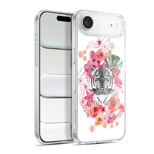 Monika Strigel Animals And Flowers Tiger Soft Gel Case for Apple iPhone 17 Air