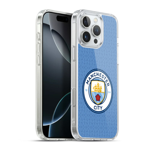 Manchester City Man City FC 2021/22 Badge Kit Home Soft Gel Case for Apple iPhone 16 Pro Max & MagSafe