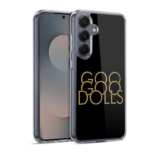 Goo Goo Dolls Graphics Stacked Gold Soft Gel Case for Samsung Galaxy S25 & MagSafe