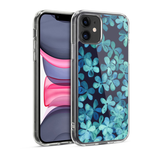 Micklyn Le Feuvre Florals 2 Hand Painted Floral Pattern Soft Gel Case for Apple iPhone 11