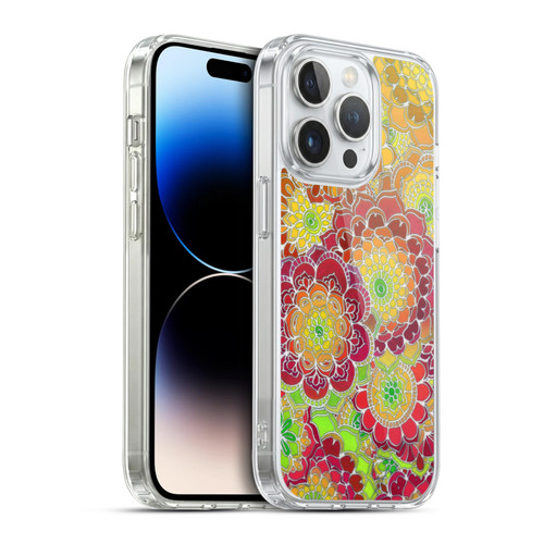 Micklyn Le Feuvre Florals 2 Flying East Soft Gel Case for Apple iPhone 14 Pro & MagSafe