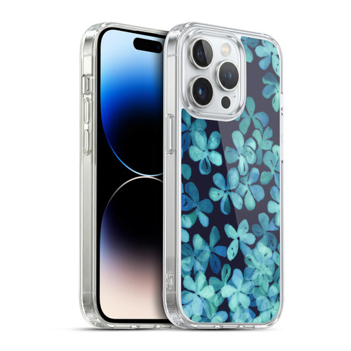 Micklyn Le Feuvre Florals 2 Hand Painted Floral Pattern Soft Gel Case for Apple iPhone 14 Pro & MagSafe