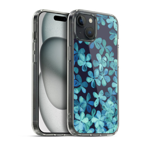 Micklyn Le Feuvre Florals 2 Hand Painted Floral Pattern Soft Gel Case for Apple iPhone 15 Plus & MagSafe