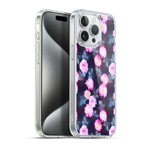 Micklyn Le Feuvre Florals 2 Twilight Roses Soft Gel Case for Apple iPhone 15 Pro Max & MagSafe