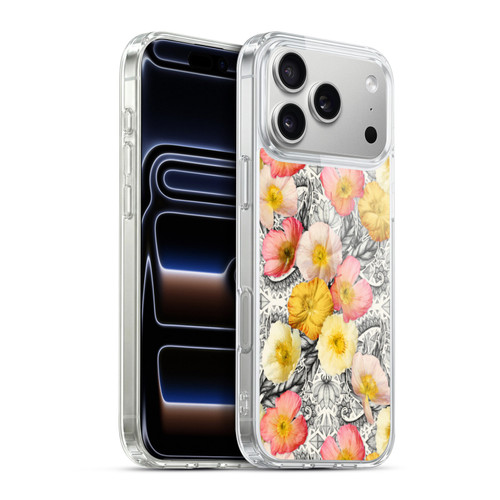 Micklyn Le Feuvre Florals 2 Collage of Flowers and Pattern Soft Gel Case for Apple iPhone 17 Pro Max