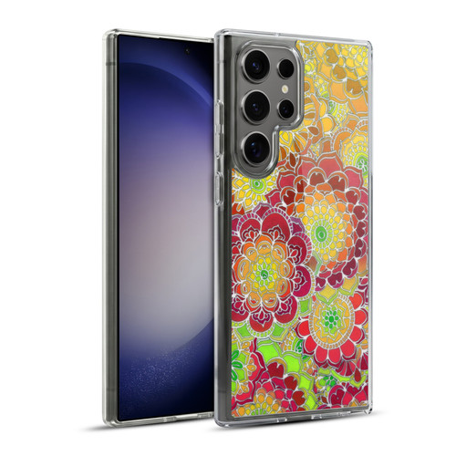 Micklyn Le Feuvre Florals 2 Flying East Soft Gel Case for Samsung Galaxy S23 Ultra 5G & MagSafe