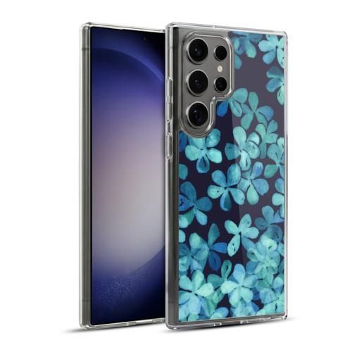 Micklyn Le Feuvre Florals 2 Hand Painted Floral Pattern Soft Gel Case for Samsung Galaxy S23 Ultra 5G & MagSafe