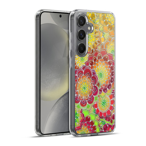 Micklyn Le Feuvre Florals 2 Flying East Soft Gel Case for Samsung Galaxy S24+ 5G & MagSafe