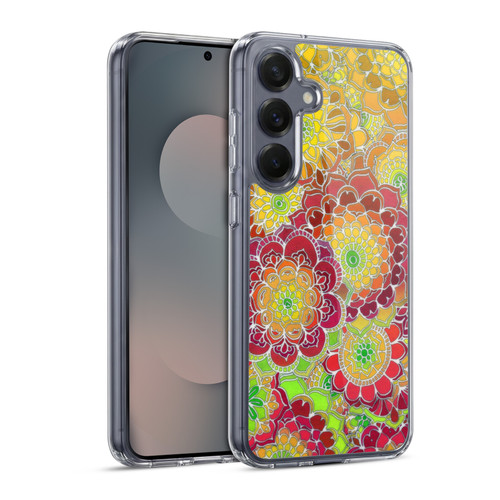 Micklyn Le Feuvre Florals 2 Flying East Soft Gel Case for Samsung Galaxy S25 & MagSafe