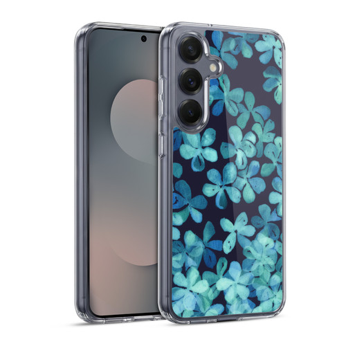 Micklyn Le Feuvre Florals 2 Hand Painted Floral Pattern Soft Gel Case for Samsung Galaxy S25 & MagSafe