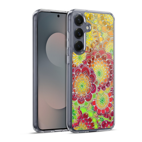 Micklyn Le Feuvre Florals 2 Flying East Soft Gel Case for Samsung Galaxy S25+ & MagSafe