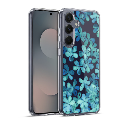 Micklyn Le Feuvre Florals 2 Hand Painted Floral Pattern Soft Gel Case for Samsung Galaxy S25+ & MagSafe