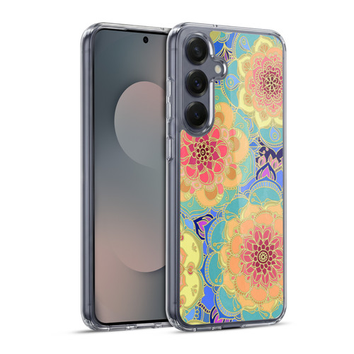 Micklyn Le Feuvre Florals 2 Obsession Soft Gel Case for Samsung Galaxy S25+ & MagSafe