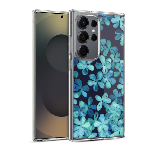 Micklyn Le Feuvre Florals 2 Hand Painted Floral Pattern Soft Gel Case for Samsung Galaxy S25 Ultra & MagSafe