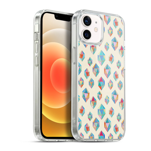 Micklyn Le Feuvre Patterns Floating Gems Soft Gel Case for Apple iPhone 12 / iPhone 12 Pro & MagSafe