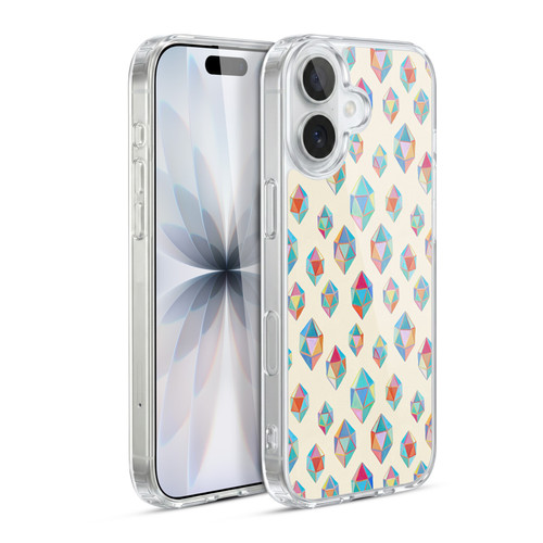 Micklyn Le Feuvre Patterns Floating Gems Soft Gel Case for Apple iPhone 17