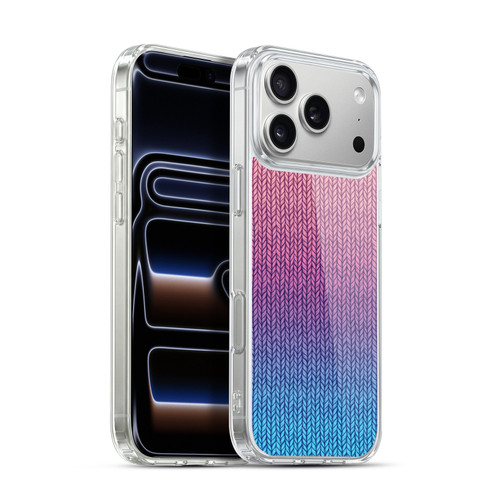 Micklyn Le Feuvre Patterns Chunky Knit Soft Gel Case for Apple iPhone 17 Pro Max