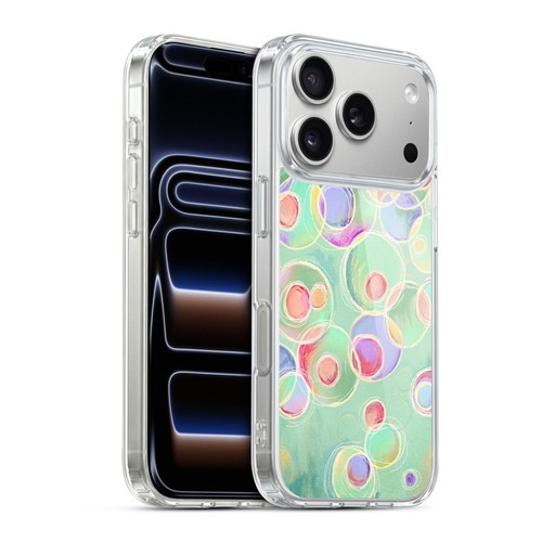Micklyn Le Feuvre Patterns Iridescent Bubbles Soft Gel Case for Apple iPhone 17 Pro