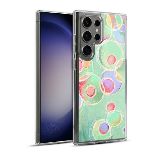 Micklyn Le Feuvre Patterns Iridescent Bubbles Soft Gel Case for Samsung Galaxy S23 Ultra 5G & MagSafe
