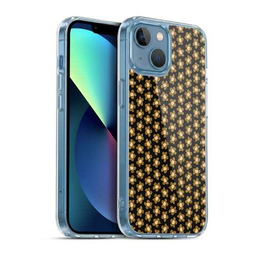 Ninola Floral Black Gold Soft Gel Case for Apple iPhone 13 Mini & MagSafe
