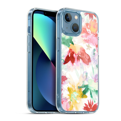 Ninola Floral Spring Memories Colour Soft Gel Case for Apple iPhone 13 Mini & MagSafe