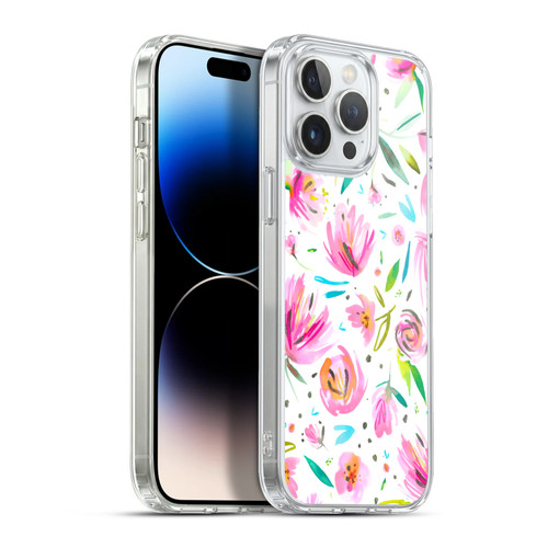 Ninola Floral Peonies Pink Soft Gel Case for Apple iPhone 13 Pro Max & MagSafe