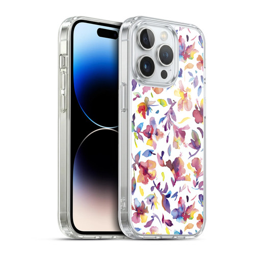 Ninola Floral Watery Hibiscus Soft Gel Case for Apple iPhone 13 Pro & MagSafe