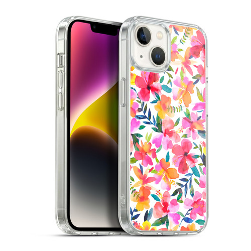Ninola Floral Hibiscus Soft Gel Case for Apple iPhone 14 Plus & MagSafe