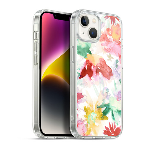 Ninola Floral Spring Memories Colour Soft Gel Case for Apple iPhone 14 Plus & MagSafe
