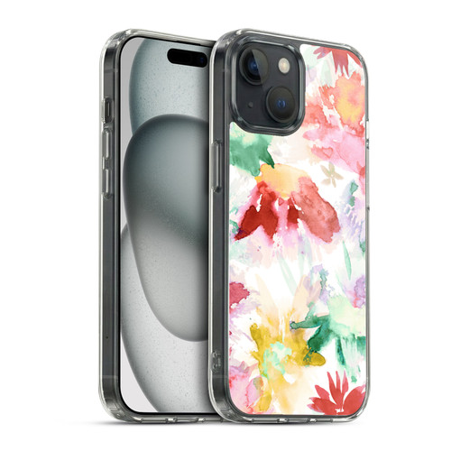 Ninola Floral Spring Memories Colour Soft Gel Case for Apple iPhone 15 & MagSafe