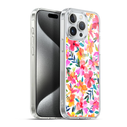 Ninola Floral Hibiscus Soft Gel Case for Apple iPhone 15 Pro Max & MagSafe