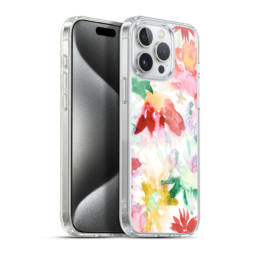 Ninola Floral Spring Memories Colour Soft Gel Case for Apple iPhone 15 Pro Max & MagSafe