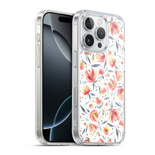 Ninola Floral Peonies Soft Gel Case for Apple iPhone 16 Pro & MagSafe