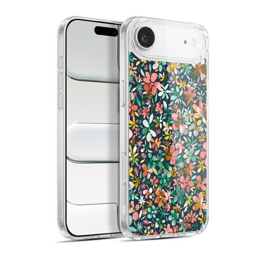 Ninola Floral Colourful Petals Green Soft Gel Case for Apple iPhone 17 Air