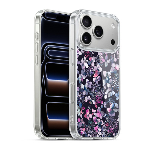 Ninola Floral Hydrangea Astronomical Soft Gel Case for Apple iPhone 17 Pro