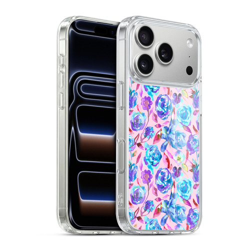 Ninola Floral Watercolour Summer Roses Soft Gel Case for Apple iPhone 17 Pro